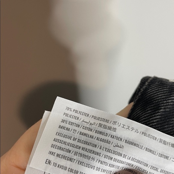 Abercrombie & Fitch | Women’s Black Washed Mid Rise Slouchy Jeans Size 30 - Picture 7 of 7